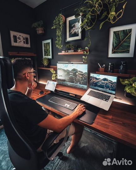 Компьютерный стол в лофт-стиле