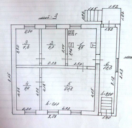 Дом 65,8 м² на участке 5,6 сот.