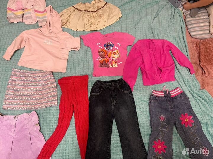 Детские вещи пакетом на девочку 110