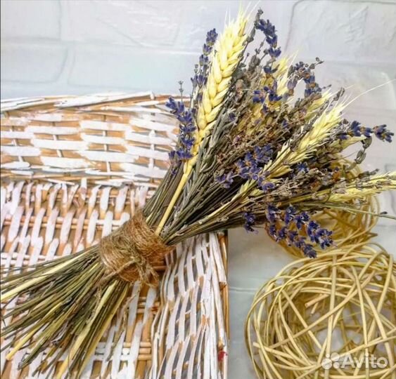 Букеты из сухоцветов