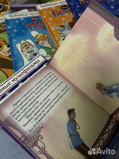 Детские книги disney (любимые мультфильмы)