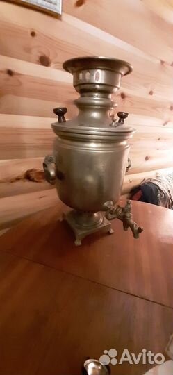 Самовар на дровах старинный