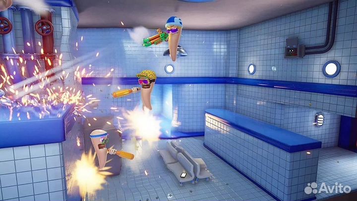 Worms Rumble. Fully Loaded Edition PS4, русские су