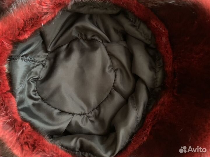 Шапка норковая женская бу