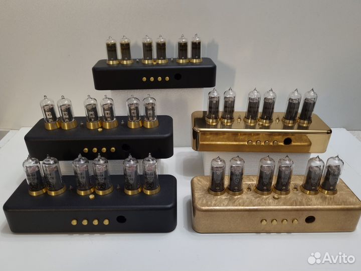 Бронзовые и алюминиевые ламповые часы