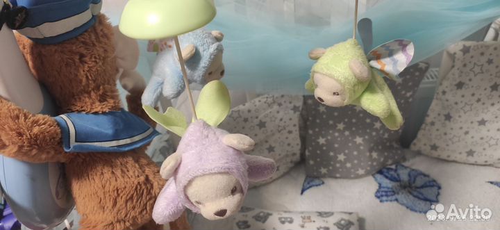 Детская кроватка трансформер круглая