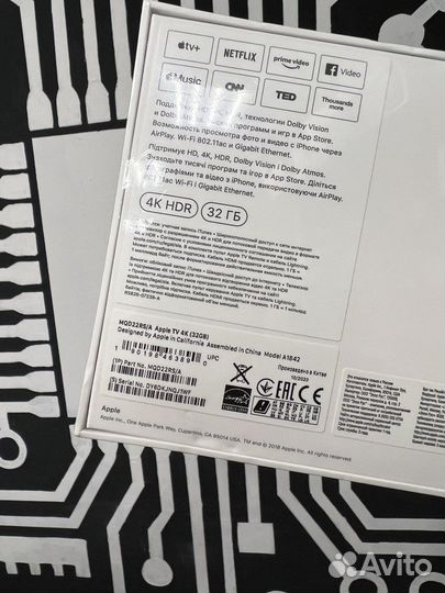 Apple TV 4k 32gb новый