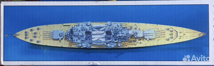 Сборная модель King George V в масштабе 1/350