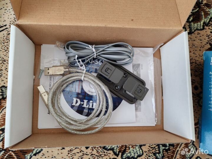 Внешний USB факс-модем D-Link DU-562M