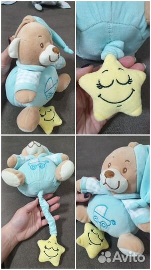 Игрушки для новорожденного /Сплюша и Муз.Мишка