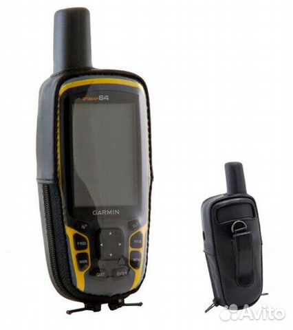 Garmin gpsmap 64 / 62 чехол натуральная кожа, зажи