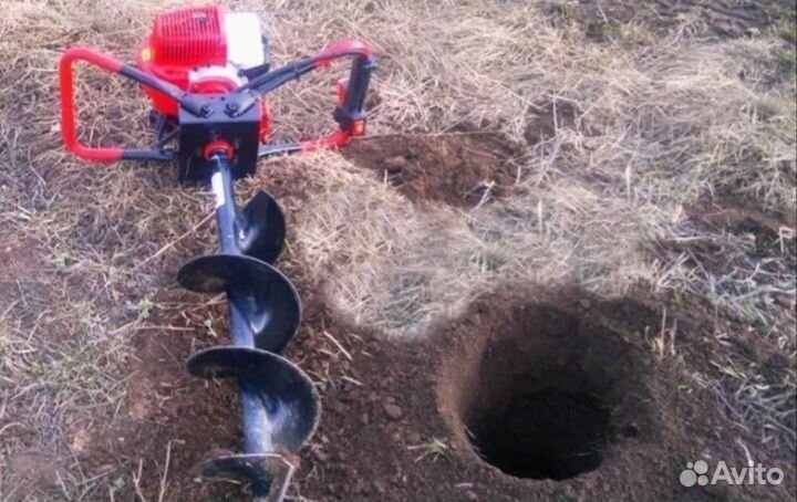 Бурение ям под столбы