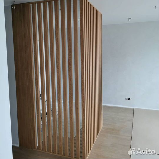 Интерьерные перегородки и рейки