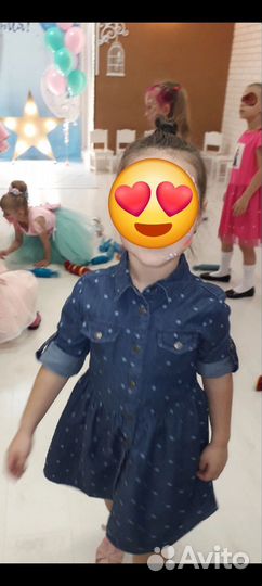 Платье рубашка 110р