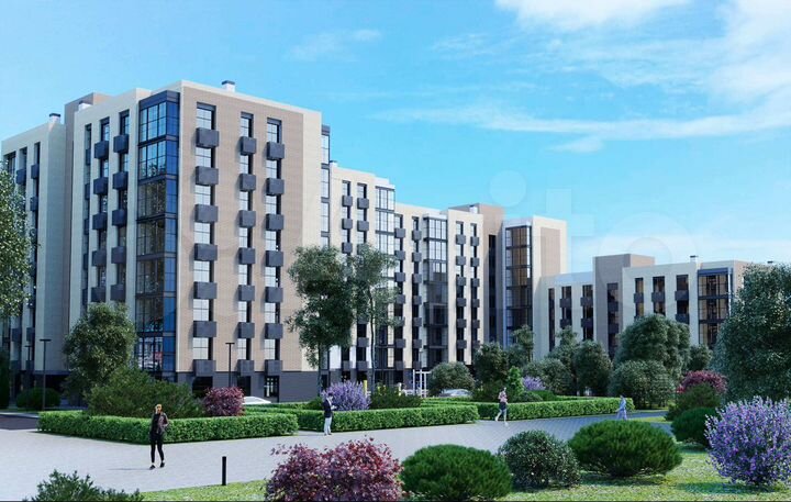 3-к. квартира, 77,6 м², 1/8 эт.