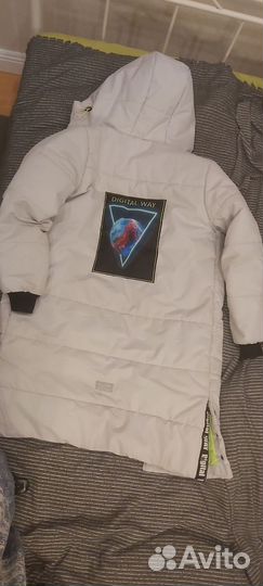 Пальто -пуховик зимний подросток мальчик
