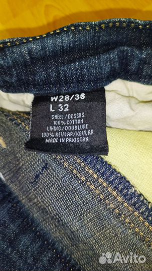 Мотоджинсы женские Lime