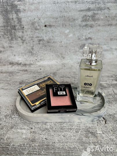 Поднос декоративный из гипса для украшений, свечей