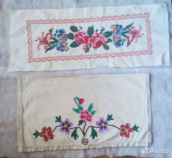 Вышивка крестиком/бархатом СССР много фото