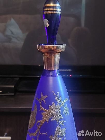 Графин чехословакия с тремя стаканами