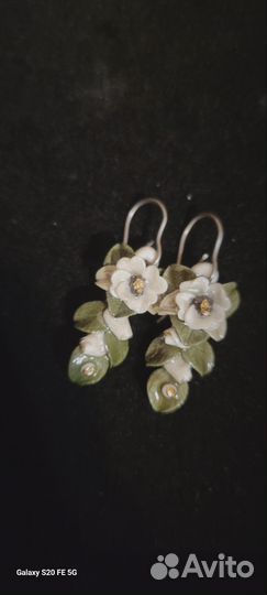 Серьги керамика