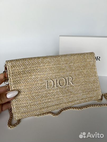 Клатч Christian Dior Vip-gift цепочка ротанг