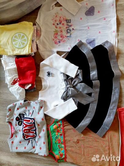 Детские вещи пакетом для девочек от 2 мес до 2 лет