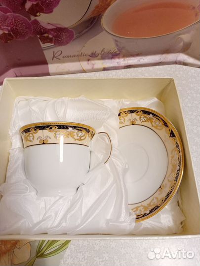 Чайная пара 230 мл фарфор