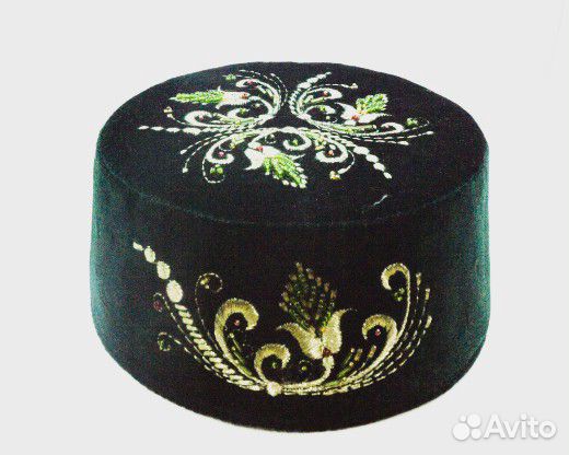 Тюбетейка Айнур с бисером