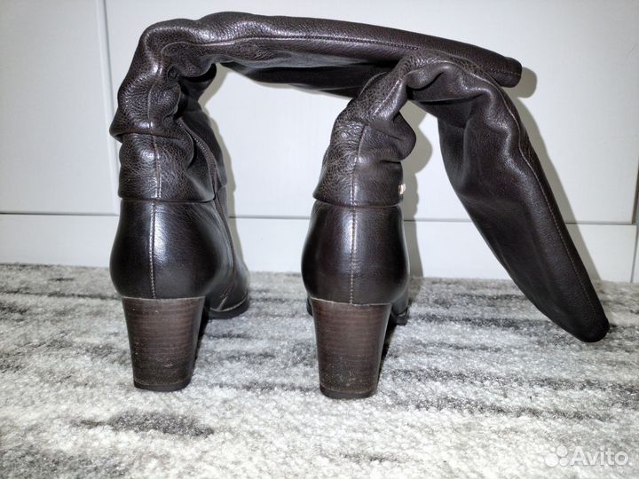 Зимние женские сапоги 38 натуральная кожа