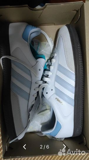 Adidas samba blue оригинал