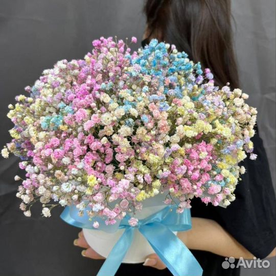 Букет радужной гипсофилы Серпухов