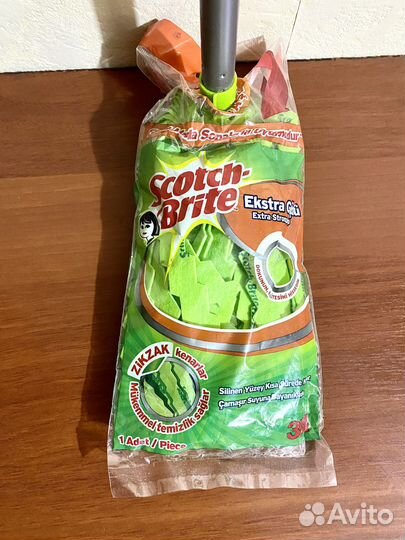 Швабра веревочная, насадка для плоской швабры