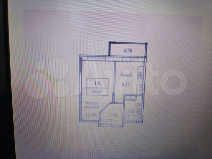 1-к. квартира, 39,3 м², 5/10 эт.