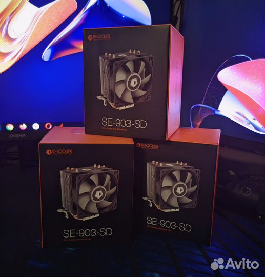 Новый Кулер для Процессора ID-Cooling SE-903-SD