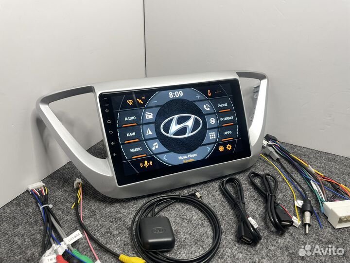 Магнитола Hyundai Solaris 2 Android