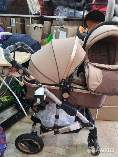Коляска 3 в 1 для новорождённых