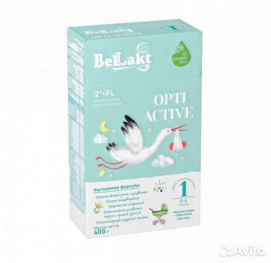 Смесь сухая молочная Беллакт Opti Active 1, 400 г