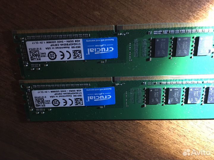 Crucial ddr4 4gb новая