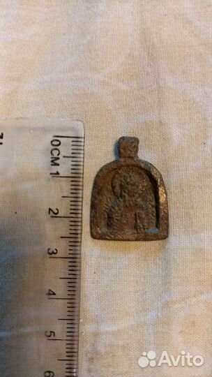 Иконка пластика меднолитая домонгол