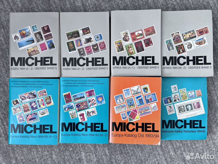 8 каталогов почтовых марок Michel
