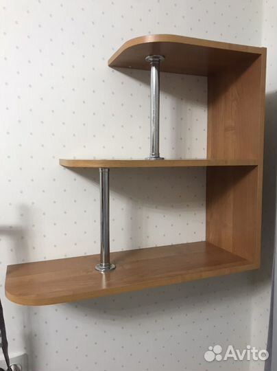 Полка настенная 2 шт тумба выкатная 1 шт