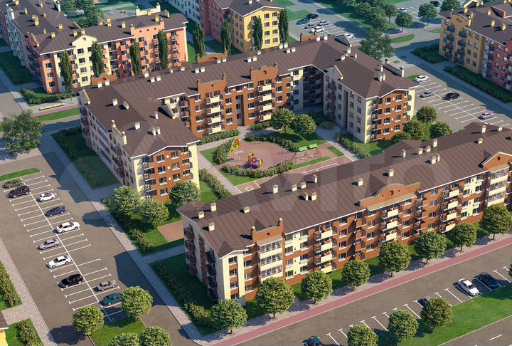 2-к. квартира, 50,9 м², 4/4 эт.