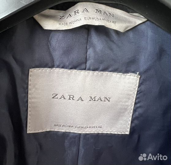 Куртка мужская Zara замшевая