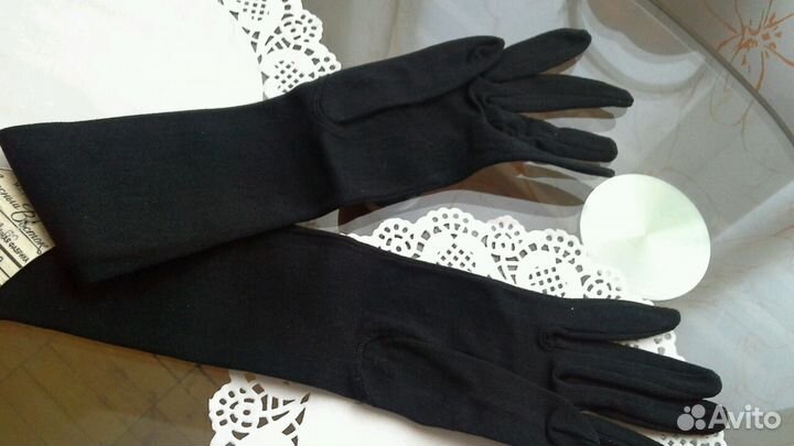 Перчатки новые текстиль СССР винтаж