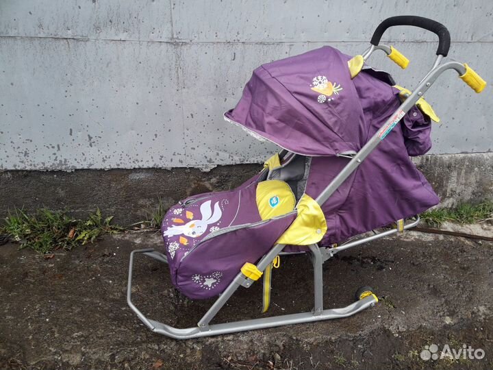 Коляска-сани, летняя коляска, манеж детский