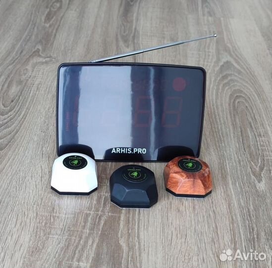 Кнопки вызова официанта модель Бургер и табло