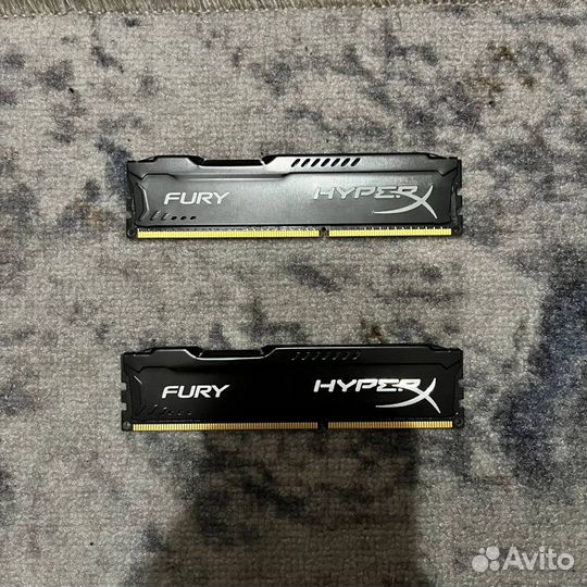 Hyperx Fury ddr3 (4+4) 8 gb