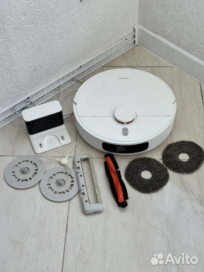 Робот пылесос xiaomi robot vacuum s10+ белый