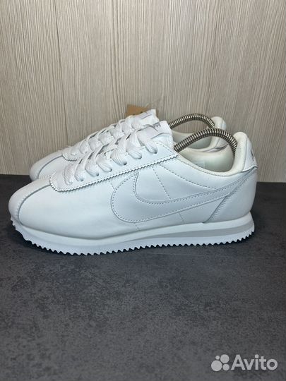 Кроссовки nike cortez white белые кожаные 41-46